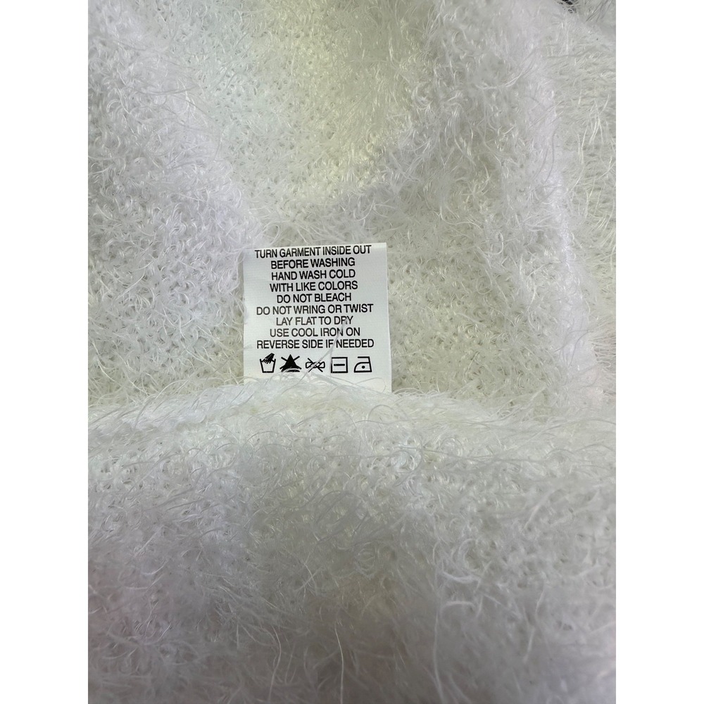 Women's Snowman Christmas Fuzzy Stretchy Sweater Dress Size XS Party Holiday NEW - Picture 10 of 13